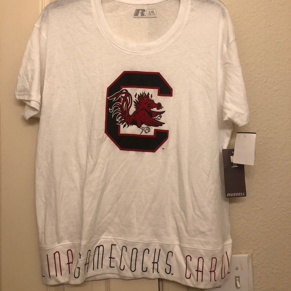 NWT South Carolina Gamecocks Russell  Youth T-shirt Large (12-14)